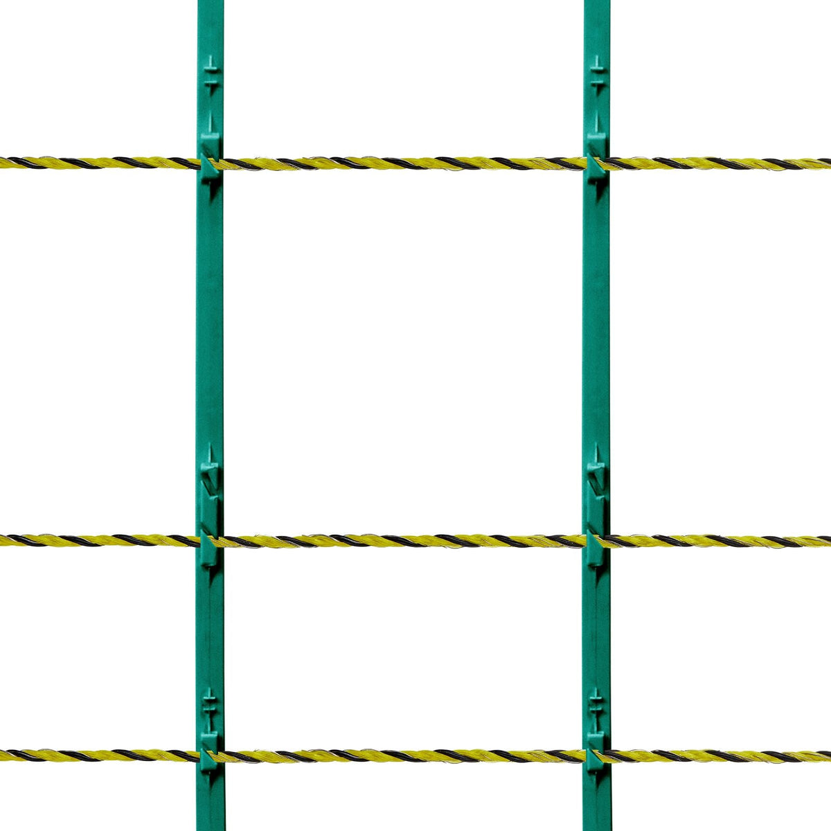 Electric Fence Wire, 1640Ft 500M Portable Polywire, 1/8" Diameter 6 Stainless Steel Strands, Fencing Rope Line with 25 Fence Insulators and 25 T-post Insulators, for Horse, Cattle, Livestock