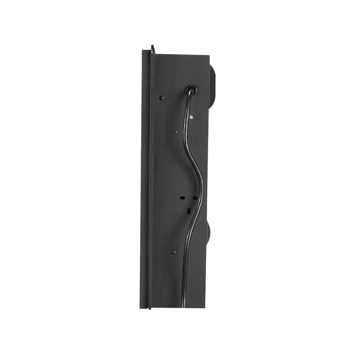 Electric Fireplace Insert, 23 inch Recessed and Wall Mounted with Adjustable 3 Flame Brightness Levels & 24h Timer & Remote Control, Indoor Heater w/ Overheat Protection, 5000BTU Black