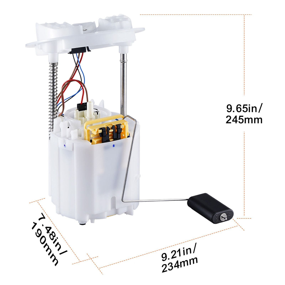 Electric Fuel Pump Module Assembly, Compatible with 2005-2017 Chrysler 300, 2008-2017 Dodge Challenger, 2006-2015 Dodge Charger, 2005-2008 Dodge Magnum, V6 V8 2.7L 3.5L 3.6L 5.7L 6.1L 6.4L