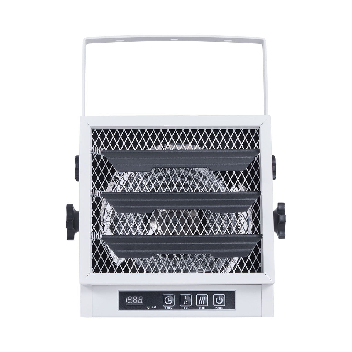Electric Garage Heater, 4800-Watt with Remote Control & 10 Hour Timer & Overheat Protection Wall/Ceiling Mounted Shop Heater, Commercial Fan-forced for Indoor Workshop Warehouse,240V White
