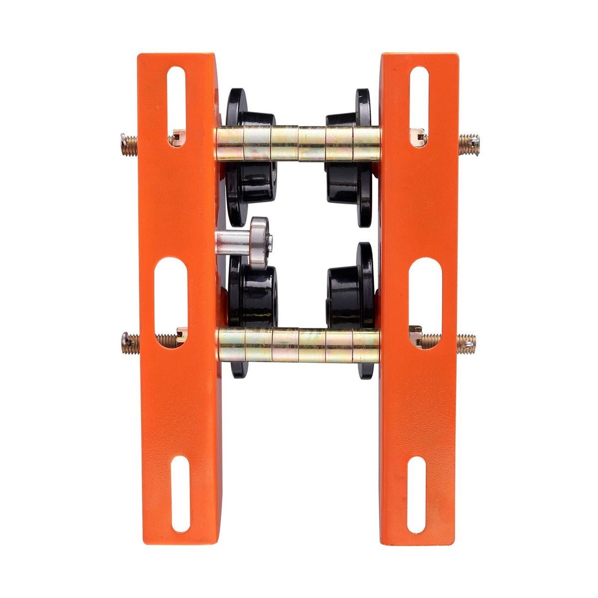 Electric Hoist Manual Trolley, 1100 lbs/0.5 Ton Capacity for PA200 PA250 PA300 PA400 PA500, Push Beam Trolley with Dual Wheels, 2.36"-4.72" Adjustable Flange Width for Straight Curved I Beam