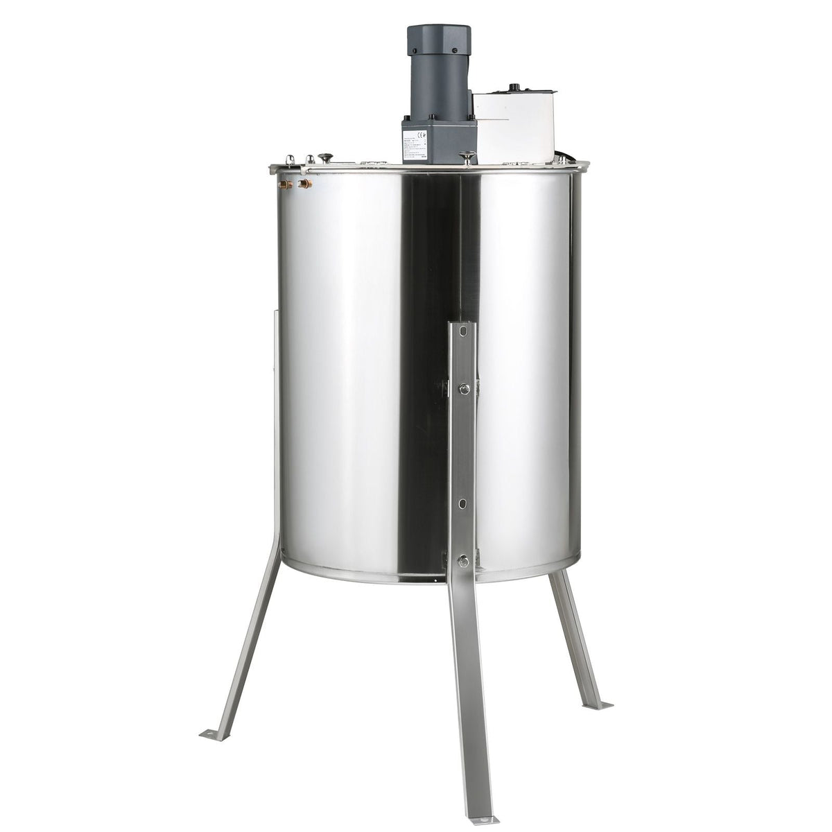 Electric Honey Extractor, 4/8 Frames Honey Spinner Extractor, Stainless Steel Beekeeping Extraction, Apiary Centrifuge Equipment with Height Adjustable Stand, Honeycomb Drum Spinner with Lid