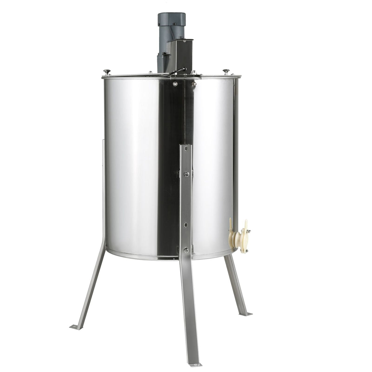 Electric Honey Extractor, 4/8 Frames Honey Spinner Extractor, Stainless Steel Beekeeping Extraction, Apiary Centrifuge Equipment with Height Adjustable Stand, Honeycomb Drum Spinner with Lid
