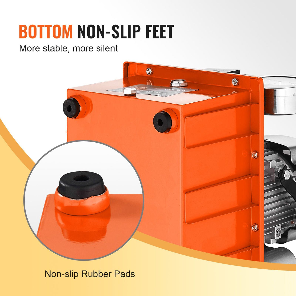 Electric Hydraulic Pump, 10000 PSI 750W 110V, 488 in³/8L Capacity, Single Acting Manual Valve, Electric Driven Hydraulic Pump Power Pack Unit with Lever Switch for Punching/Bending/Jack Machines