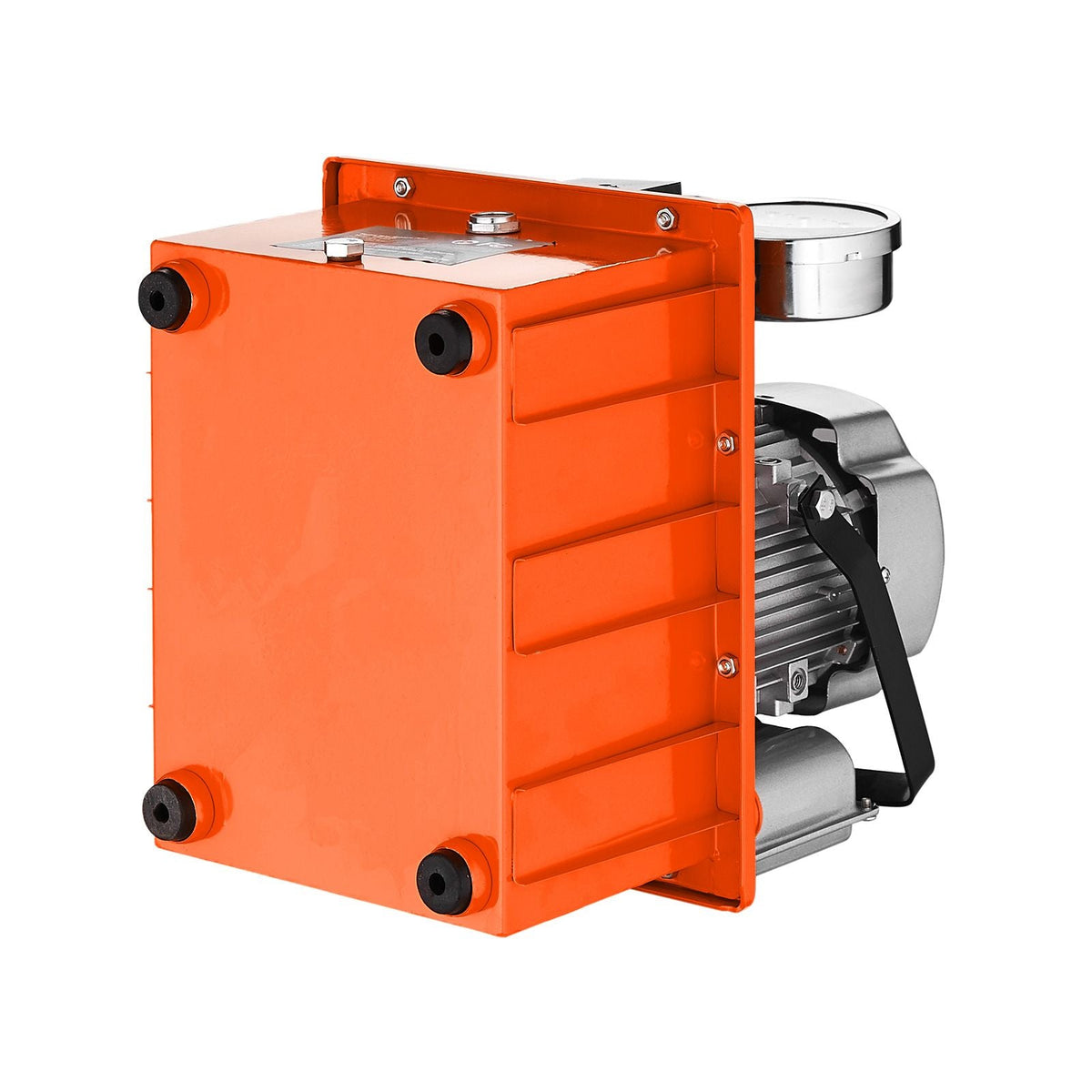 Electric Hydraulic Pump, 10000 PSI 750W 110V, 488 in³/8L Capacity, Single Acting Manual Valve, Electric Driven Hydraulic Pump Power Pack Unit with Lever Switch for Punching/Bending/Jack Machines