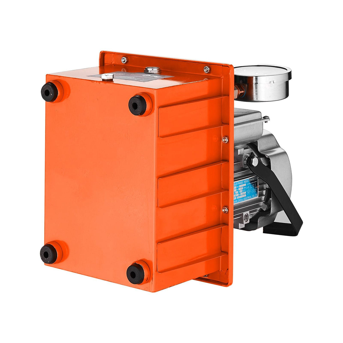 Electric Hydraulic Pump, 10000 PSI 750W 110V 488 in³/8L Capacity, Single Acting Solenoid Valve, Electric Driven Hydraulic Pump Power Pack Unit with Pedal Switch for Punching/Bending/Jack Machine