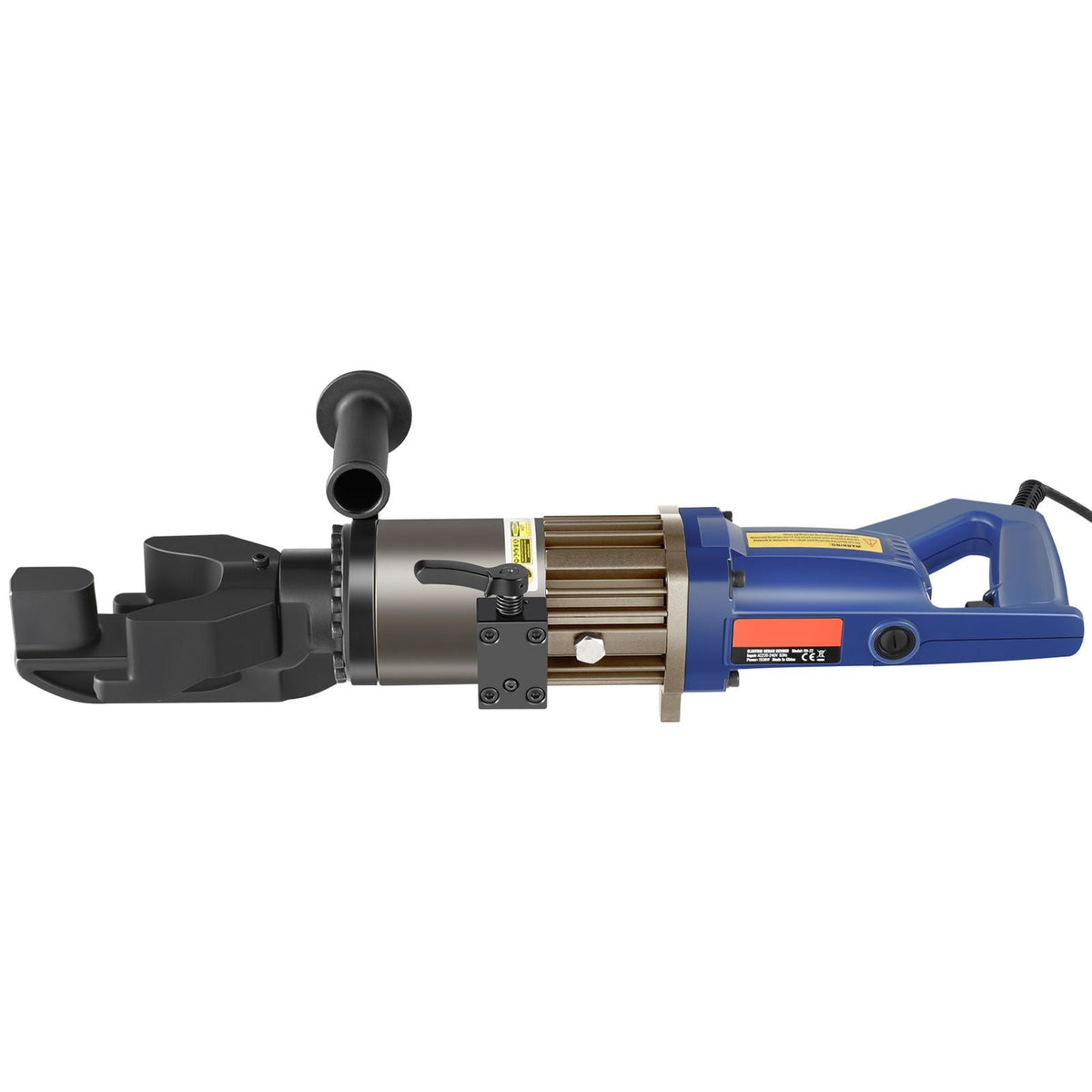 Electric Hydraulic Rebar Bender, 1500W Portable Rebar Bending Machine, Bending up to 3/4 Inch #6 (6-20mm) within 4 Seconds, High Power Steel Rebar Bender w/ Tool Case Oil Can,Black Blue RN-22