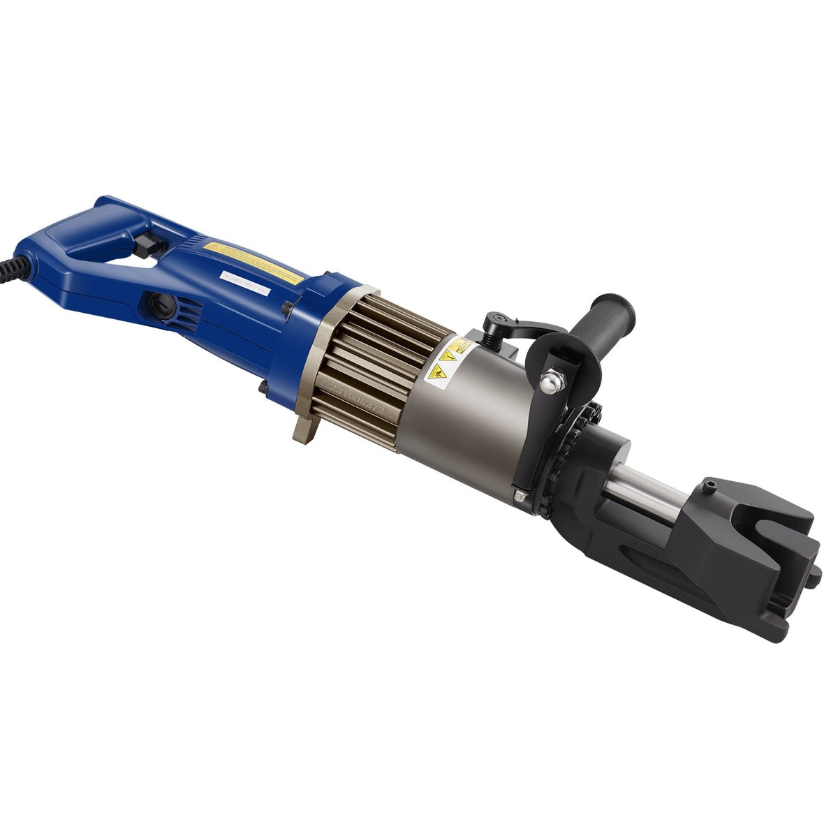 Electric Hydraulic Rebar Bender, 1500W Portable Rebar Bending Machine, Bending up to 3/4 Inch #6 (6-20mm) within 4 Seconds, High Power Steel Rebar Bender w/ Tool Case Oil Can,Black Blue RN-22