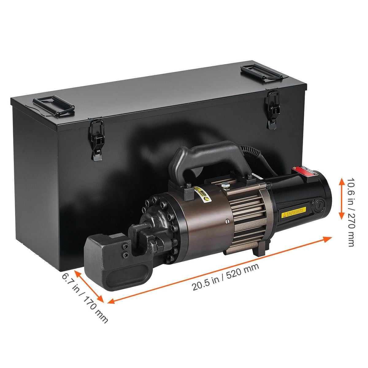 Electric Hydraulic Rebar Cutter, 2300W Portable Rebar Cutter, Cutting up to 1.26 Inch (5-32mm) Rebar within 4.5 Seconds, High Power Steel Rebar Cutter with Oil Can Rich Accessories,Black RC-32