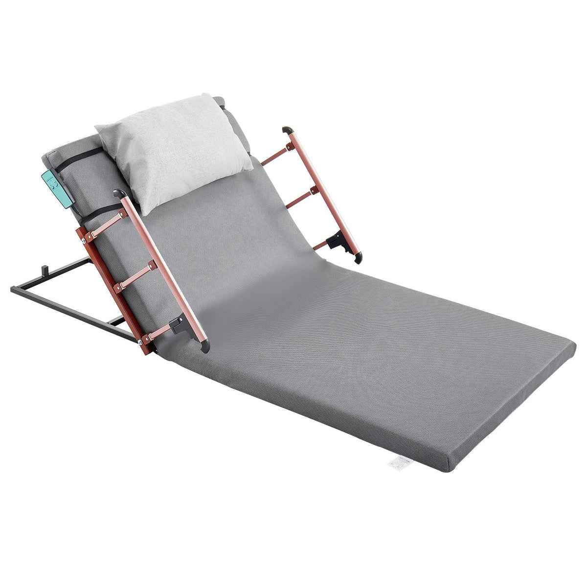 Electric Lifting Backrest for Bed, 300 lbs Capacity, 4-68° Adjustable Lifting Bed Backrest, with Folable Guardrail & Headrest, Machine Washable, Assist Pregnant Women Elderly Patient Handicap