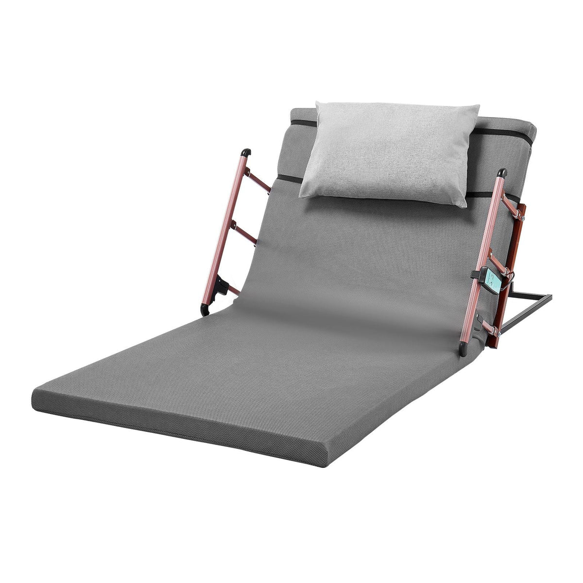 Electric Lifting Backrest for Bed, 300 lbs Capacity, 4-68° Adjustable Lifting Bed Backrest, with Folable Guardrail & Headrest, Machine Washable, Assist Pregnant Women Elderly Patient Handicap