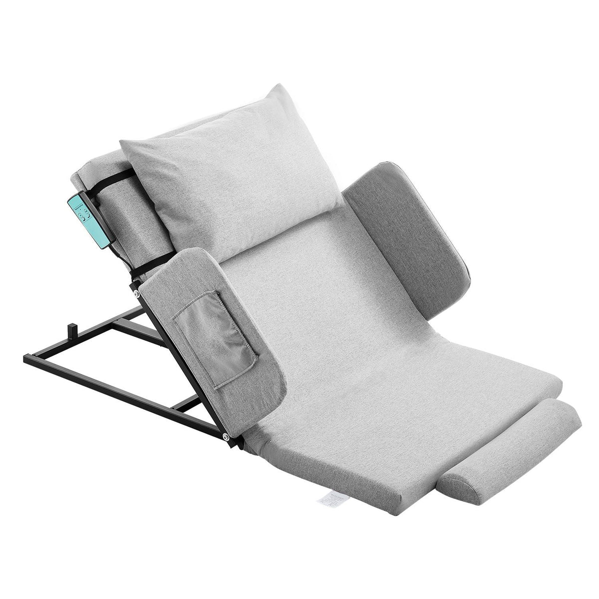 Electric Lifting Backrest for Bed, 300 lbs Capacity, 4-68° Adjustable Lifting Bed Backrest, with Guardrail Armrest & Storage Pouch, Machine Washable, for Pregnant Women Elderly Patient Handicap
