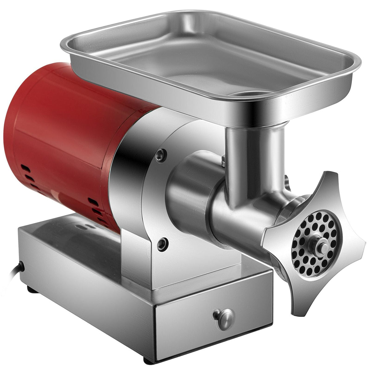 Electric Meat Grinder, 661 Lbs/Hour 800 W Meat Grinder Machine, 1.5 HP Electric Meat Mincer with 2 Grinding Plates, Sausage Kit Set Meat Grinder Heavy Duty, Home Kitchen & Commercial Use Red