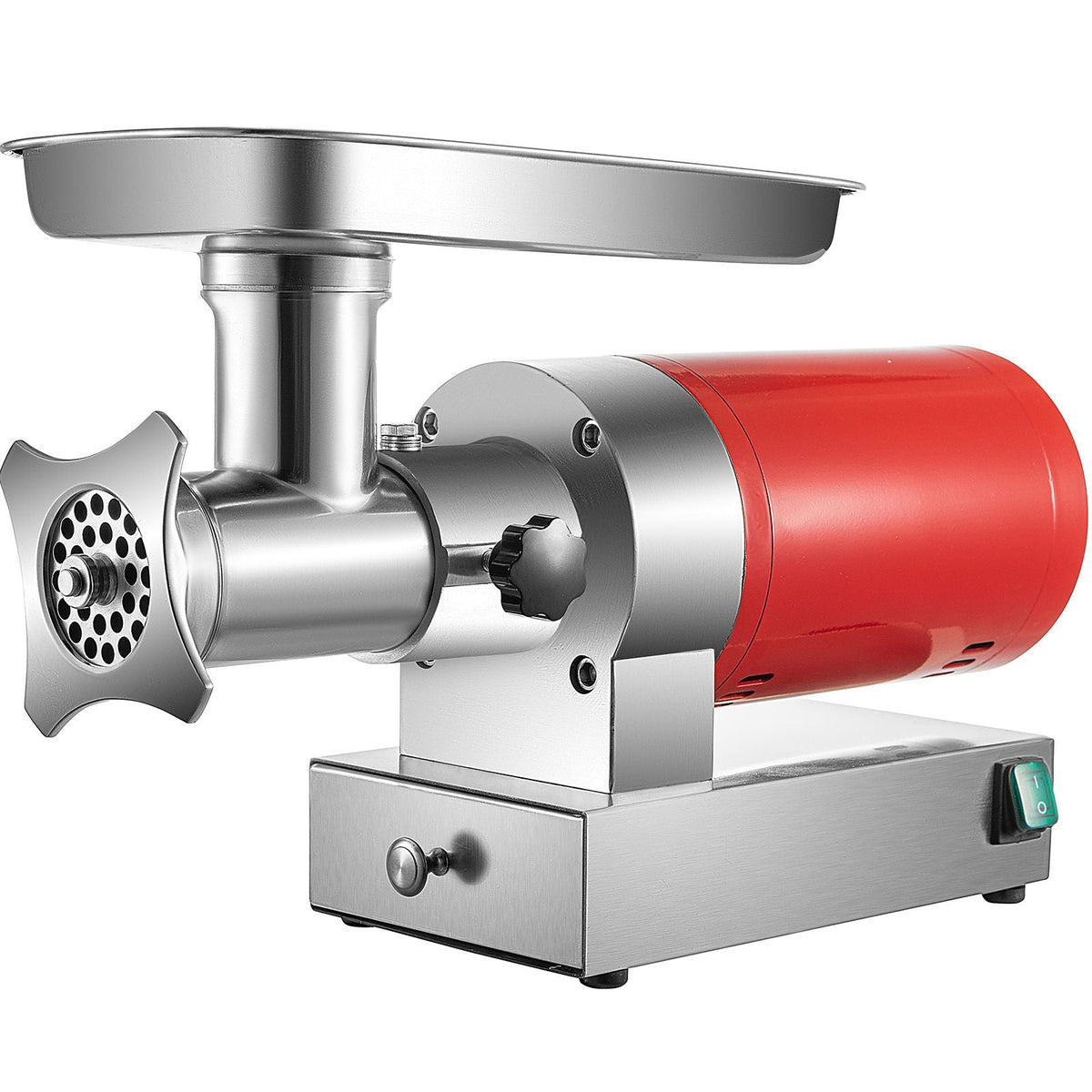 Electric Meat Grinder, 661 Lbs/Hour 800 W Meat Grinder Machine, 1.5 HP Electric Meat Mincer with 2 Grinding Plates, Sausage Kit Set Meat Grinder Heavy Duty, Home Kitchen & Commercial Use Red