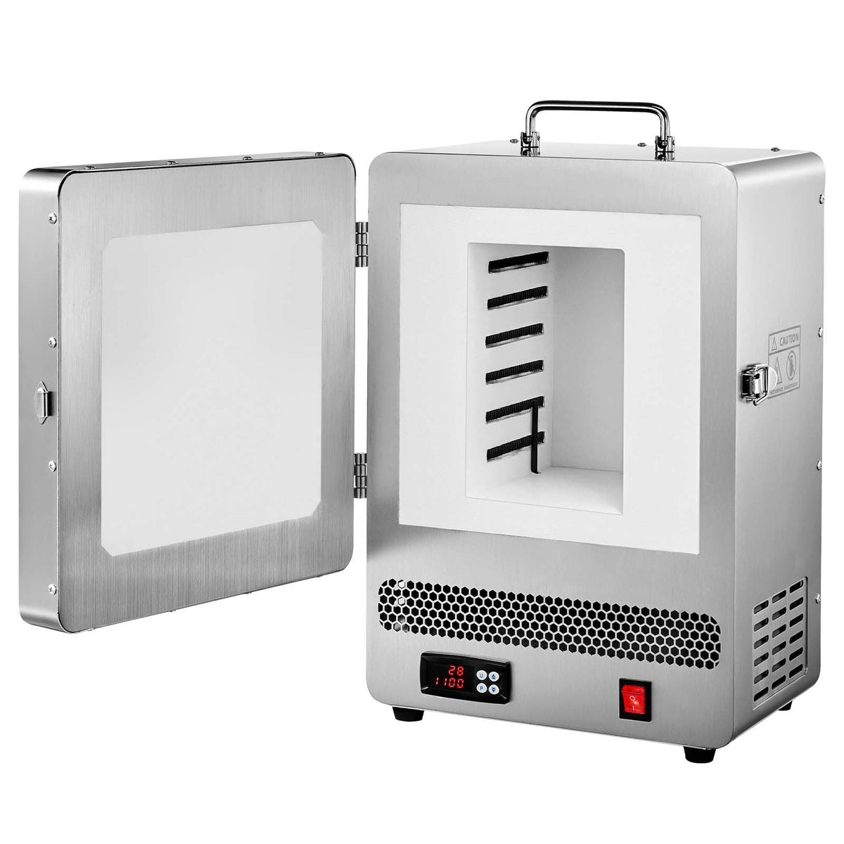Electric Melting Furnace, 1650W Electric Kiln, Digital Melting Furnace with Max Temp 2192Fahrenheit/1200Celsius for Lost-Wax Casting, Clay DIY, Metal Annealing, Ceramic Firing, PID Temp Control