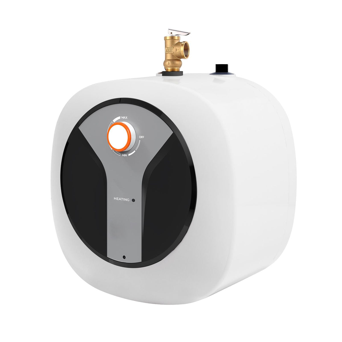 Electric Mini-Tank Water Heater 4-Gallon Tank, 1440W Hot Water Boiler Storage, Safety Temperature Pressure Valve Easy Install, for Kichen Bathroom Restaurant, Shelf Wall Mounted
