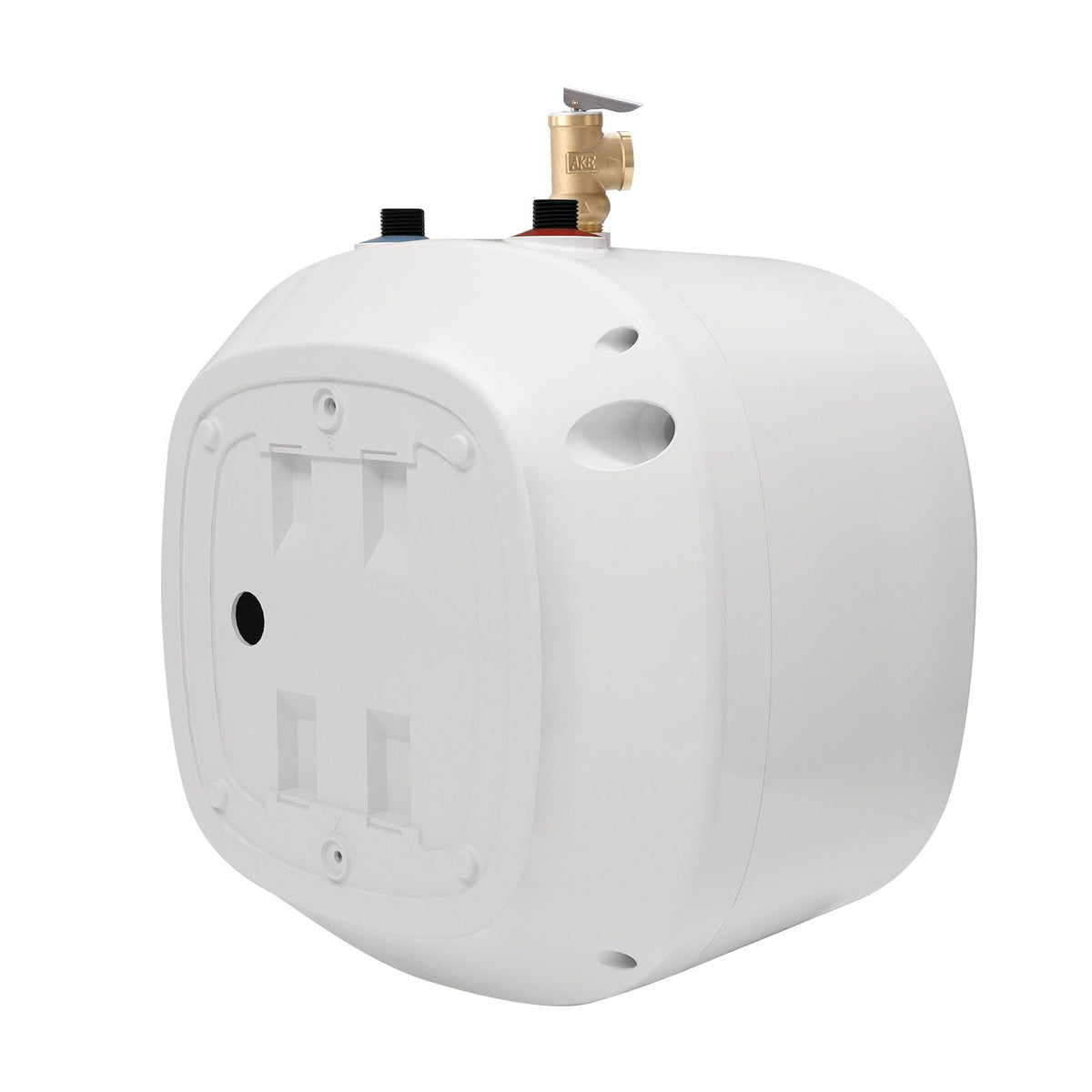 Electric Mini-Tank Water Heater 4-Gallon Tank, 1440W Hot Water Boiler Storage, Safety Temperature Pressure Valve Easy Install, for Kichen Bathroom Restaurant, Shelf Wall Mounted