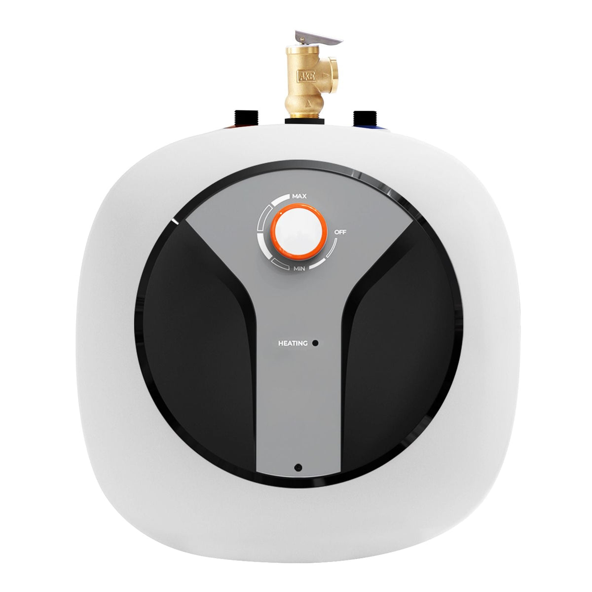 Electric Mini-Tank Water Heater 8-Gallon Tank, 1440W Hot Water Boiler Storage, Safety Temperature Pressure Valve Easy Install, for Kichen Bathroom Restaurant, Shelf Wall Floor Mounted