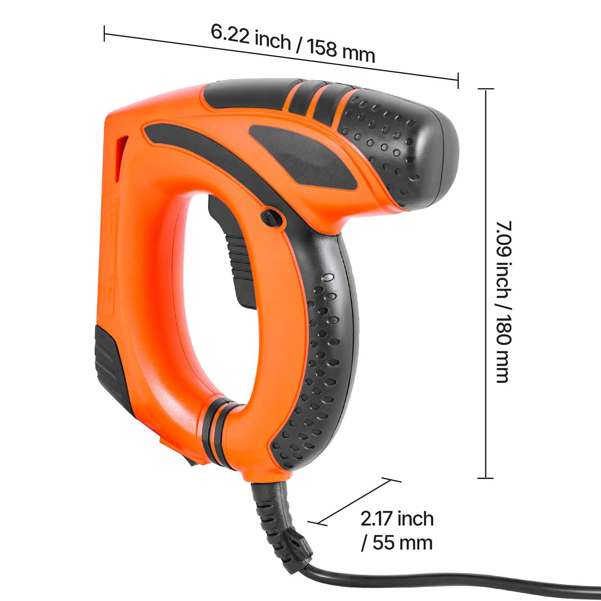 Electric Nail Gun, 2-in-1 Staple Gun Brad Nailer, 18 Gauge 5/8 inch, Stapler Brad Nailer with 1000 Pcs Staples and 1000 Pcs Nails, Non-Slip Rubber Grip, for Woodworking and DIY Projects