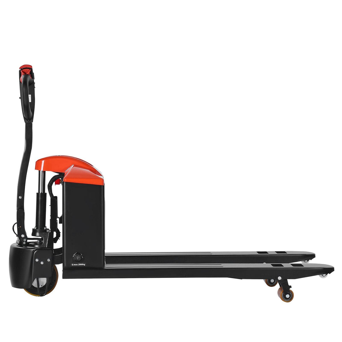 Electric Pallet Jack, 4400 lbs Load Capacity, Lithium Battery Powered Pallet Jack Truck with 48L x 27W Inch Forks for Material Handling, Suitable for Warehouse, Supermarket, Manufacturing