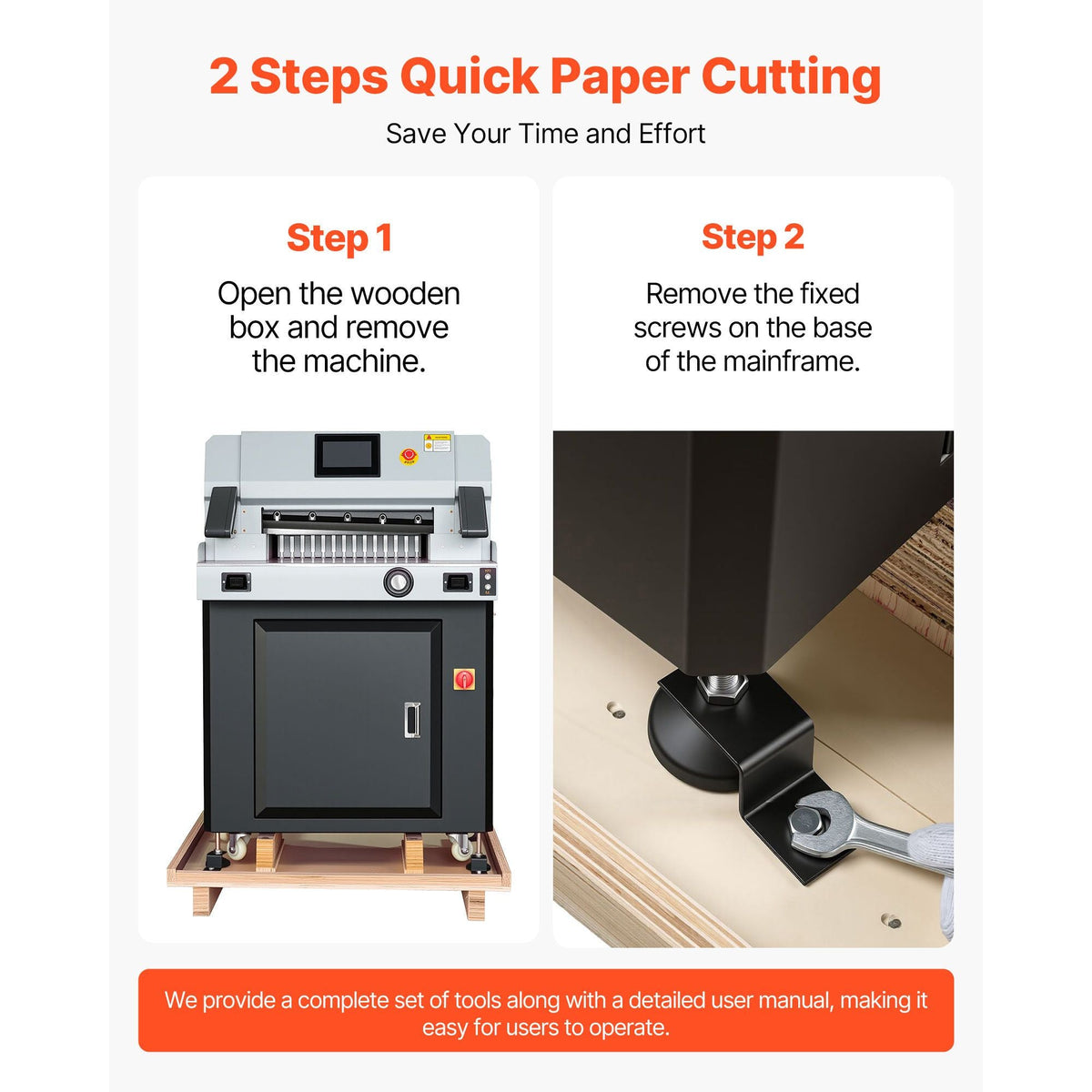Electric Paper Cutter, 1100W Heavy Duty Paper Cutter Machine With 20.28 in Cutting Width, 3.15 in Cutting Thickness, Electric Guillotine Trimmer with Casters and 7 in Touchscreen, for Print Shop