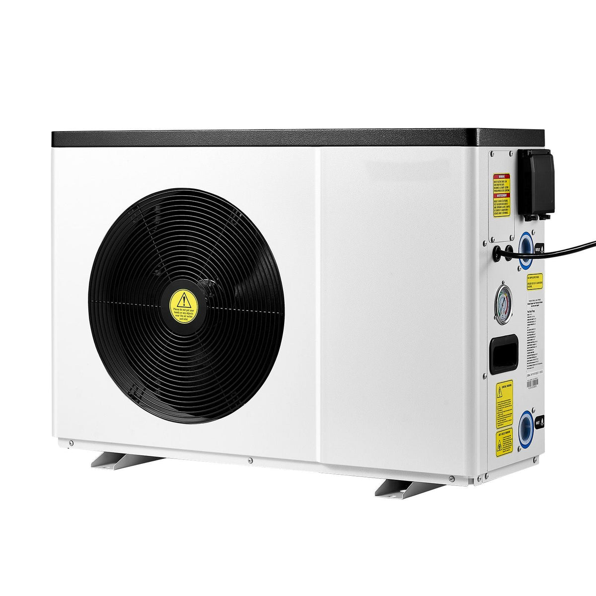 Electric Pool Heat Pump, 22250 BTU, Pool Heaters for 3171-6605GAL Above and In Ground Pools, Low Noise, Heating and Cooling Highly Efficient & Energy-Saving Pool Water Heater AC120V 60Hz