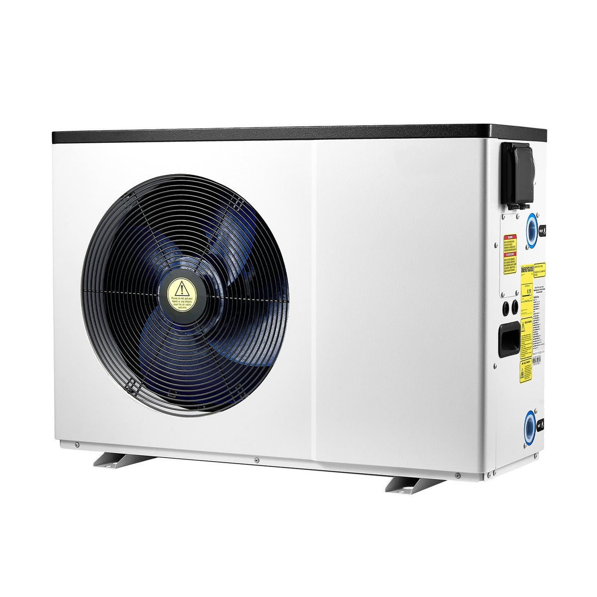 Electric Pool Heat Pump, 51200 BTU, Pool Heaters for 7926-15851GAL Above and In Ground Pools, Low Noise, Heating and Cooling Highly Efficient & Energy-Saving Pool Water Heater AC208-230V 60Hz