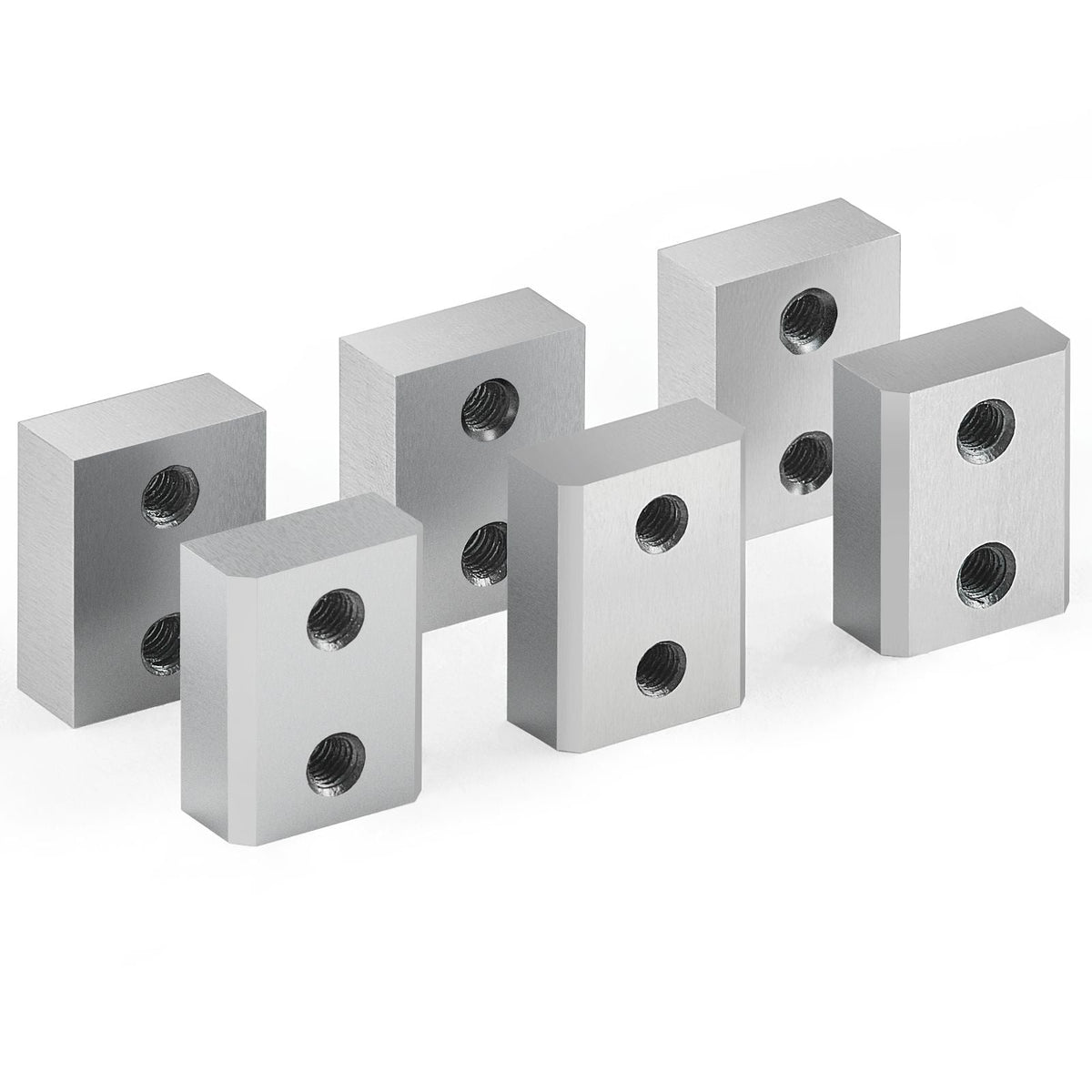 Electric Rebar Cutter Blade, 6 PCS 16mm(5/8 Inch) Cutting Diameter, HRC58-60 Hard Hydraulic Rebar Blade Replacement Jaw Blades with 12 Hexagon Screw and 12 Spring Washer, for Model RC-16
