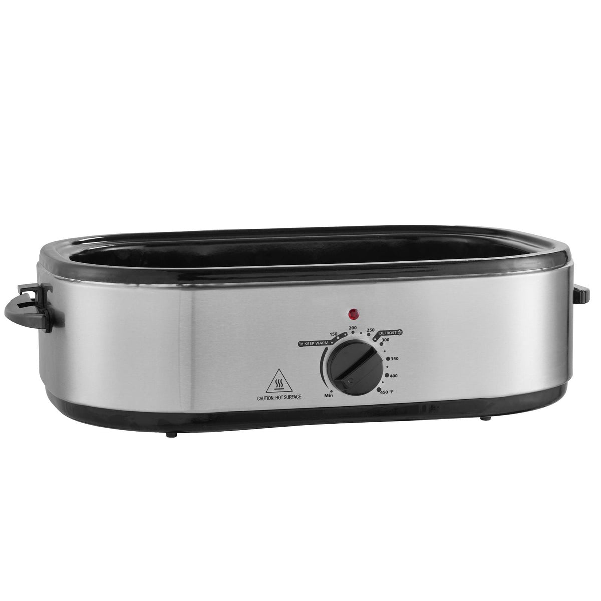 Electric Roaster Oven, 18 QT Turkey Roaster Oven with Self-Basting Lid, 1450W Roaster Oven with Defrost & Warm Function, Adjustable Temperature, Removable Pan & Rack, Fits Turkeys Up to 22LBS
