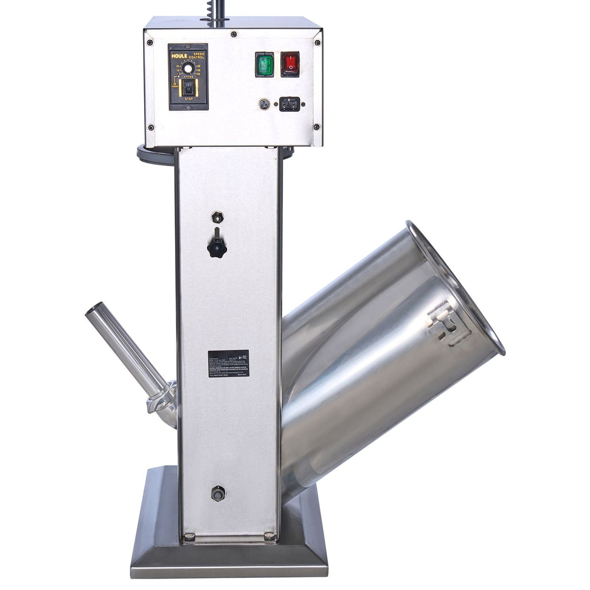 Electric Sausage Stuffer, 25 L / 55 LBS Vertical Meat Stuffer, 400W Motor, Stepless Speed Control and Foot Pedal, Made of Food-grade 304 Stainless Steel, 5 Stuffing Tubes for Home, Commercial