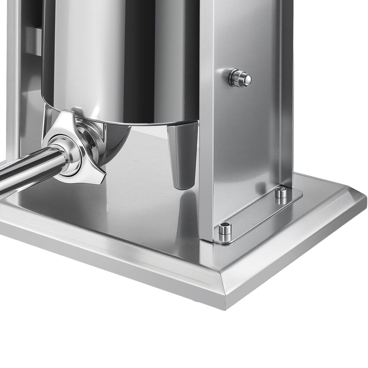 Electric Sausage Stuffer, 33 LBS / 15 L Vertical Meat Stuffer, Stepless Speed Control and Foot Pedal, Stainless Steel Heavy Duty Sausage Filler with 4 Stuffing Tubes, for Commercial & Home Use