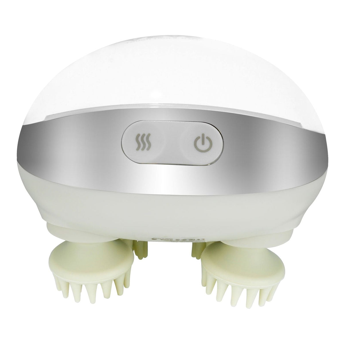 Electric Scalp Massager with Heat, Rechargeable Heated Head Massager, IPX7 Waterproof | Portable Kneading Scalp Scratcher with 8 Removable Massage Head for Hair Growth, Deep Clean, Stress Relax