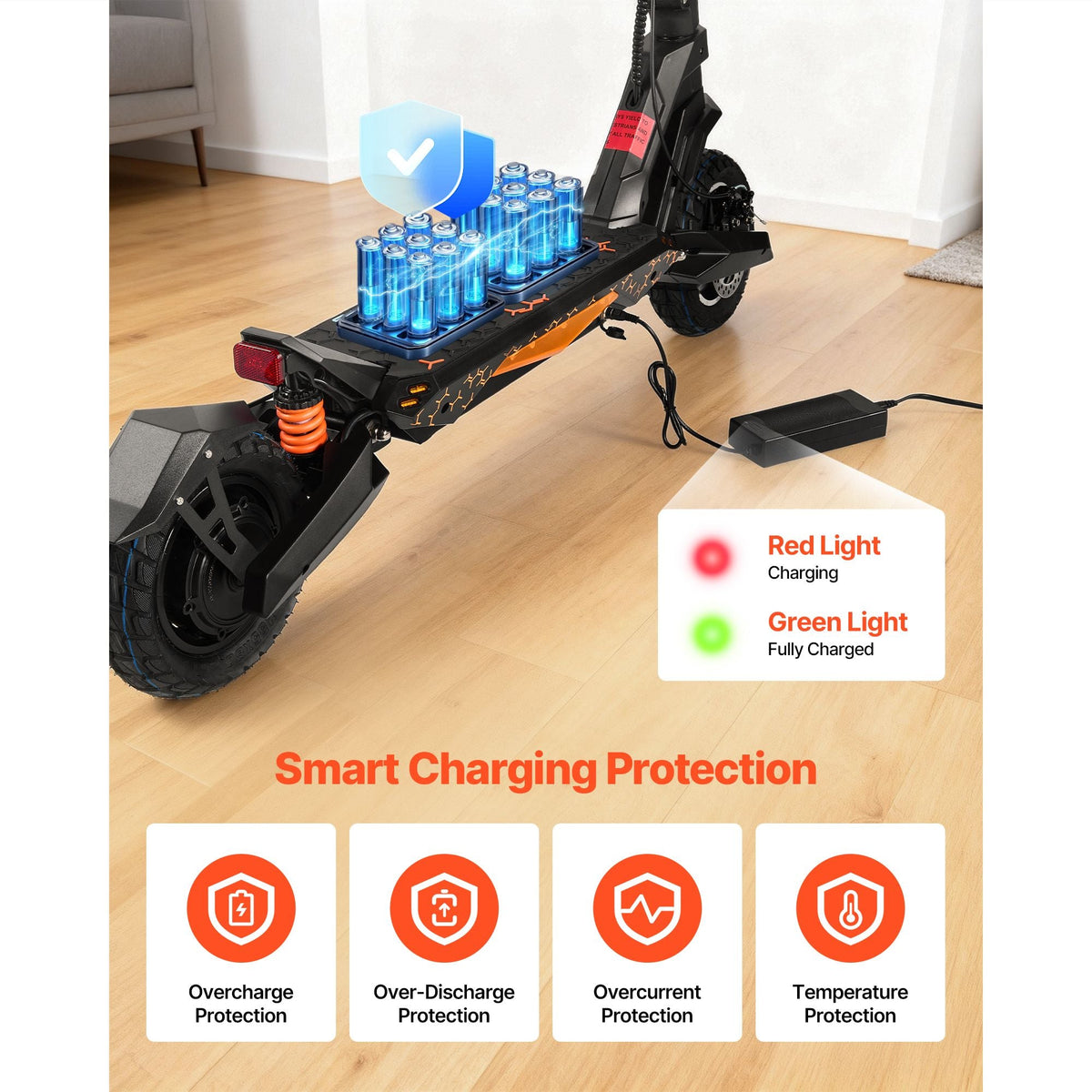 Electric Scooter, 500W Motor, 10-Inch Tires, 24 MPH Top Speed, 25 Miles Range, Folding E-Scooter for Adults with Dual Braking, Dual Suspension & App, Max Load 330 lbs, Foldable for Commuting