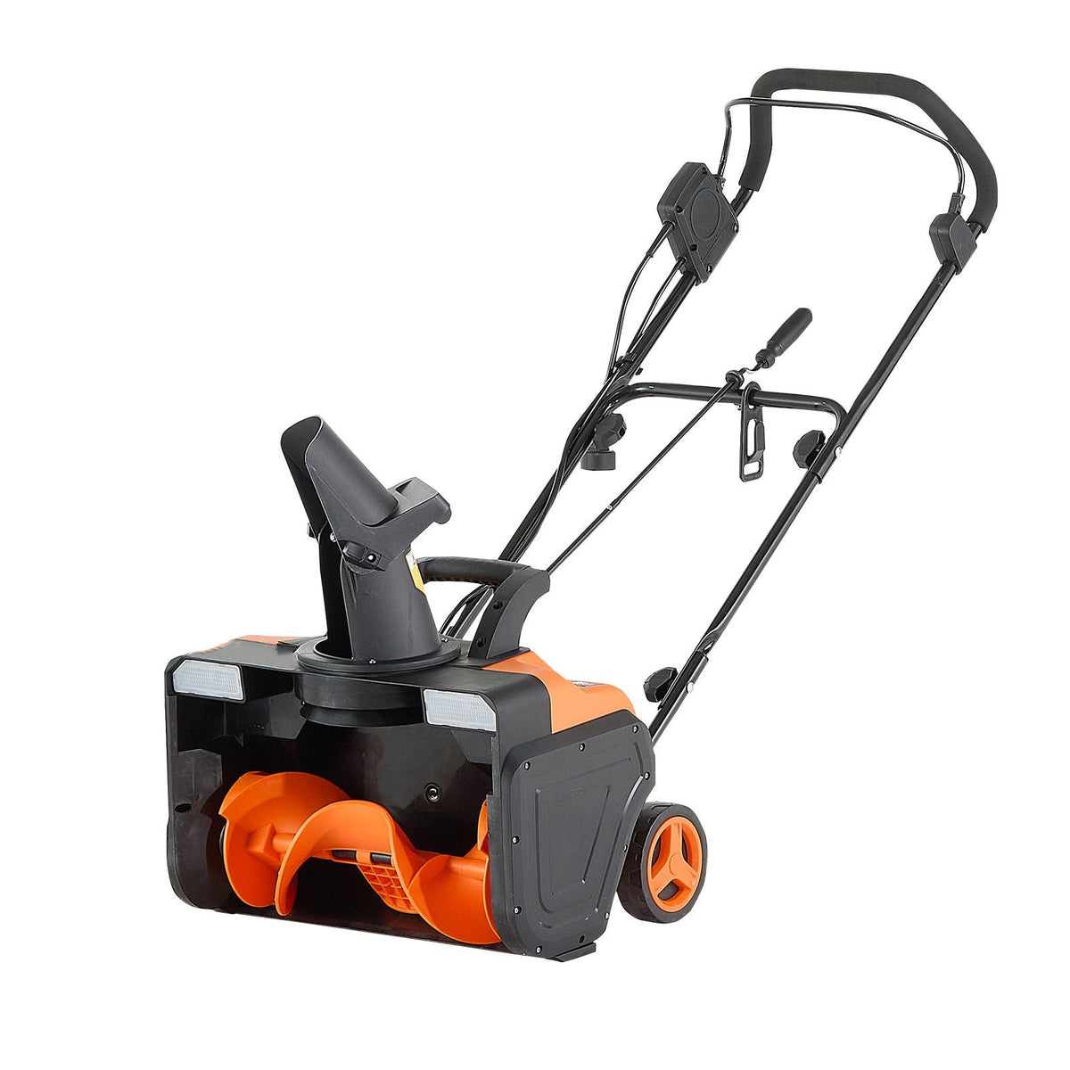 Electric Snow Blower, 20 inch 15A Corded Snow Thrower with Dual LED Headlights & 180° Rotating Chute, 25FT Throwing Distance, 12" Depth Clearing, Walk-Behind Snowblower for Driveway Sidewalk