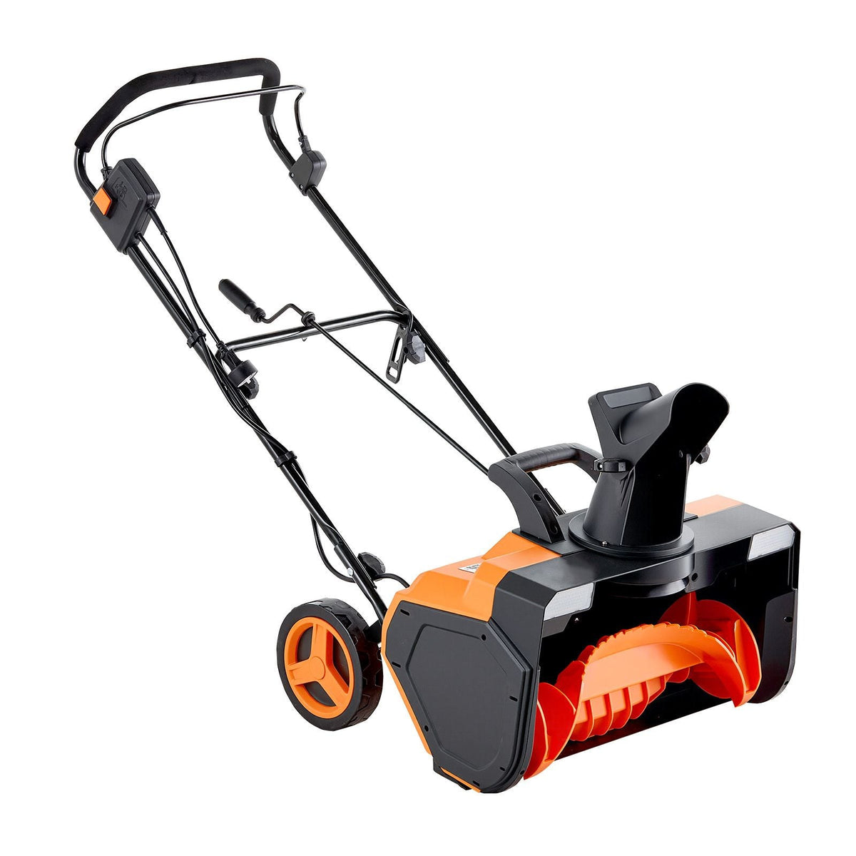 Electric Snow Blower, 23 inch 15A Corded Snow Thrower with Dual LED Headlights & 180° Rotating Chute, 25FT Throwing Distance, 12" Depth Clearing, Walk-Behind Snowblower for Driveway Sidewalk