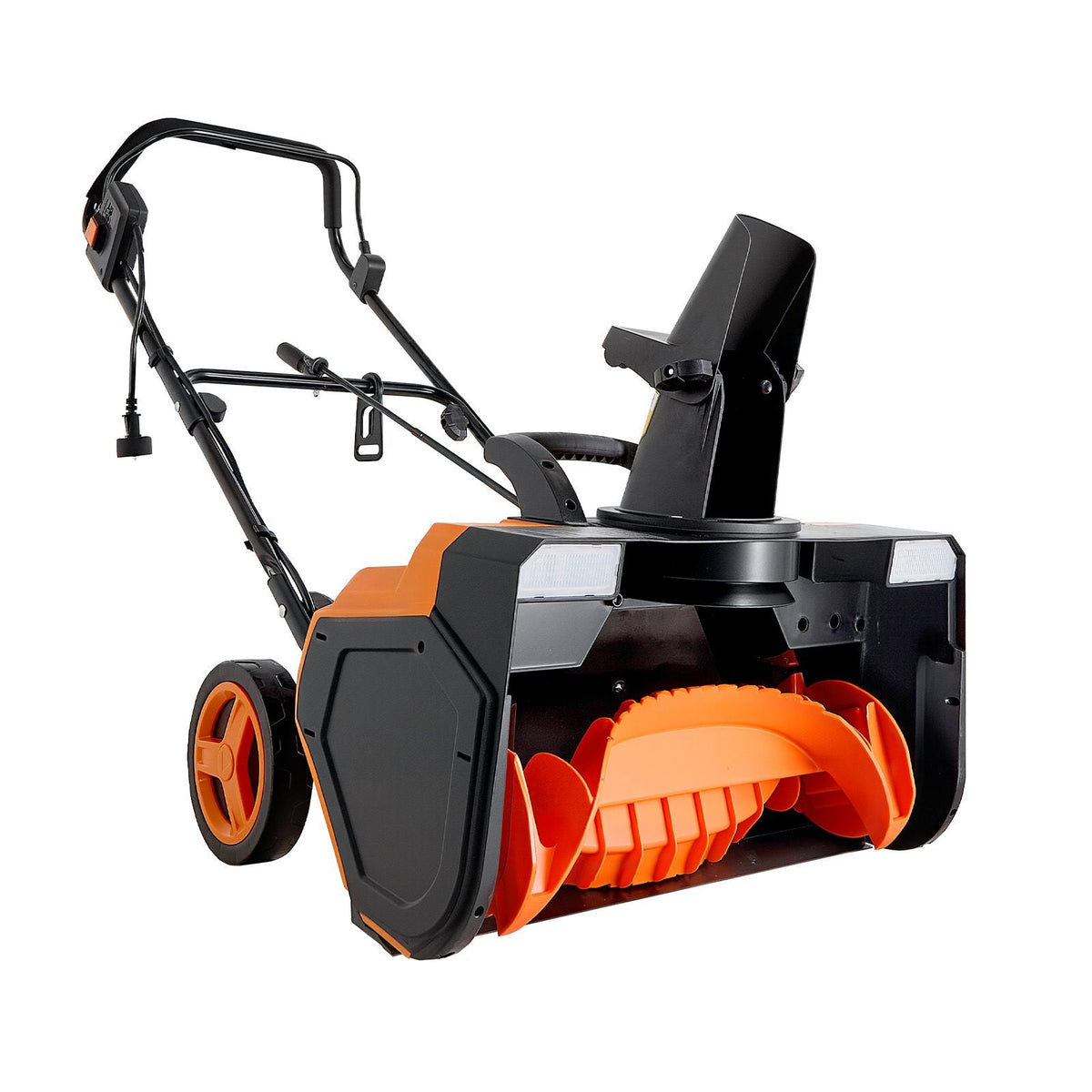 Electric Snow Blower, 23 inch 15A Corded Snow Thrower with Dual LED Headlights & 180° Rotating Chute, 25FT Throwing Distance, 12" Depth Clearing, Walk-Behind Snowblower for Driveway Sidewalk