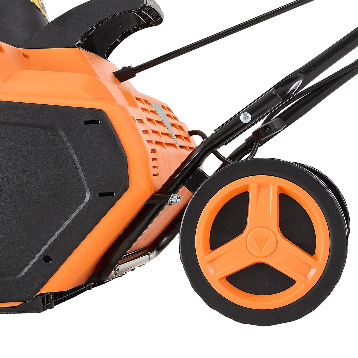 Electric Snow Blower, 23 inch 15A Corded Snow Thrower with Dual LED Headlights & 180° Rotating Chute, 25FT Throwing Distance, 12" Depth Clearing, Walk-Behind Snowblower for Driveway Sidewalk