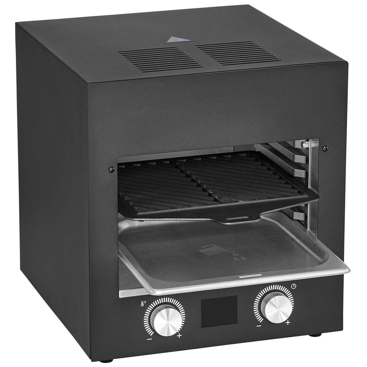 Electric Steak Grill, 1800W Smokeless Infrared Electric Broiler, 1450 Fahrenheit Stainless Steel Steak Cooker with 6-Tier Adjustable Rack, Electric Infrared Grill for BBQ, Toast, Grill, Indoor