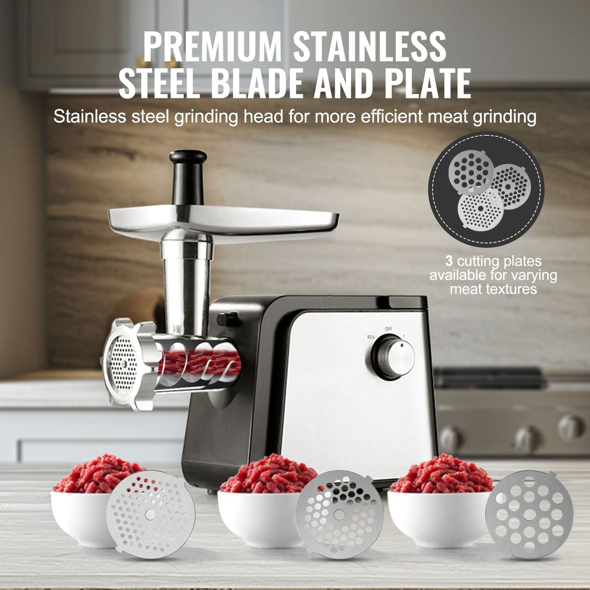 Electric Tomato Strainer, 500W Tomato Sauce Maker Machine, 4.9 LBS/Min Food Strainer and Sauce Maker, Pure Copper Motor Food Mill with Reverse Function for Tomato Strawberry Blueberry Sauce