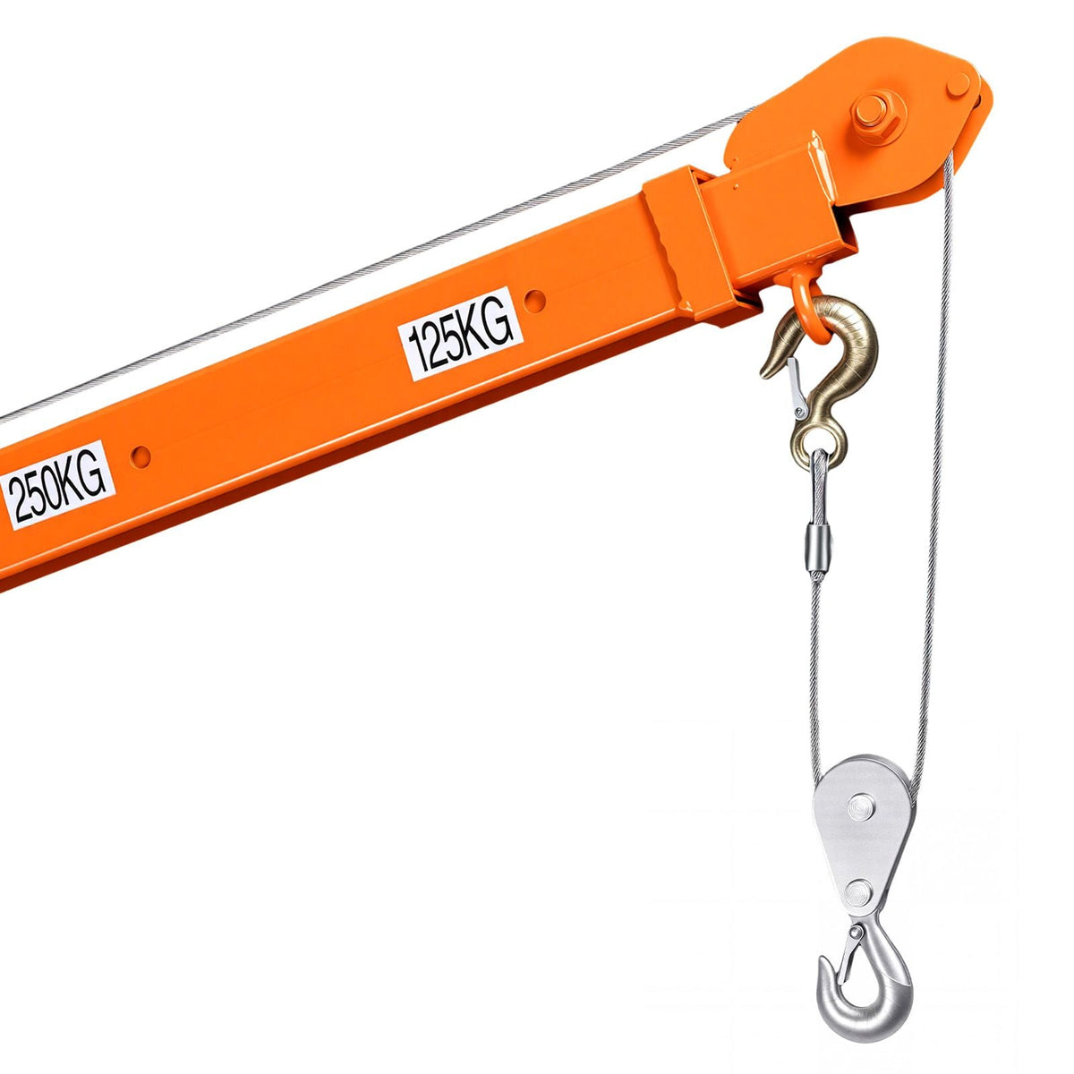 Electric Truck Crane, 1100 lbs Pickup Truck Crane with 12V 3000 lbs Electric Winch, 360° Rotating Telescopic Boom, Premium Galvanized Steel, Foldable Pickup Bed Jib for Machine Lumber Lifting