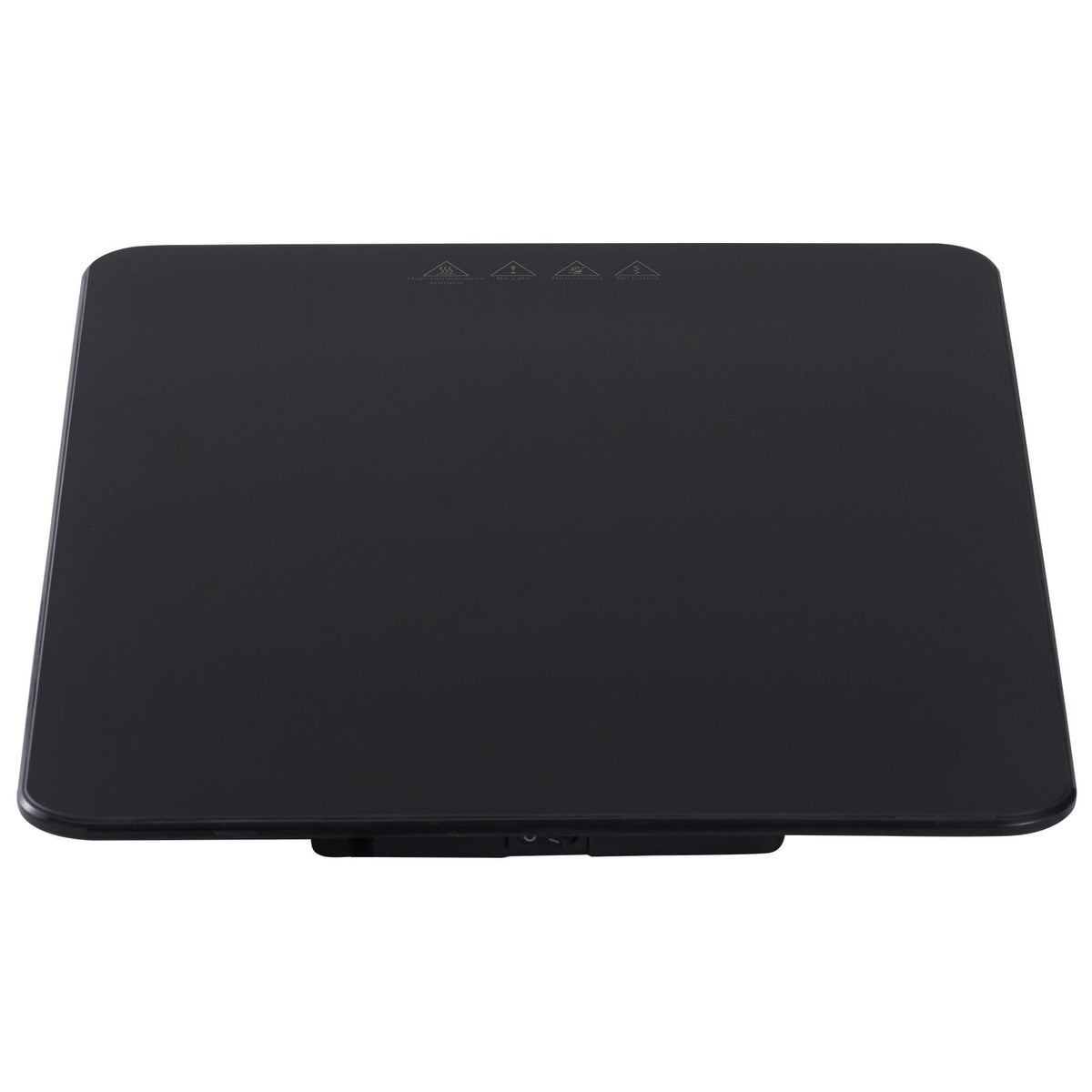 Electric Warming Tray, 16.5" x 11" Portable Tempered Glass Heating Tray with Temperature Range (65-90 Celsius), Perfect for Dinner, Catering, Parties, Events, Entertaining and Holiday, Black