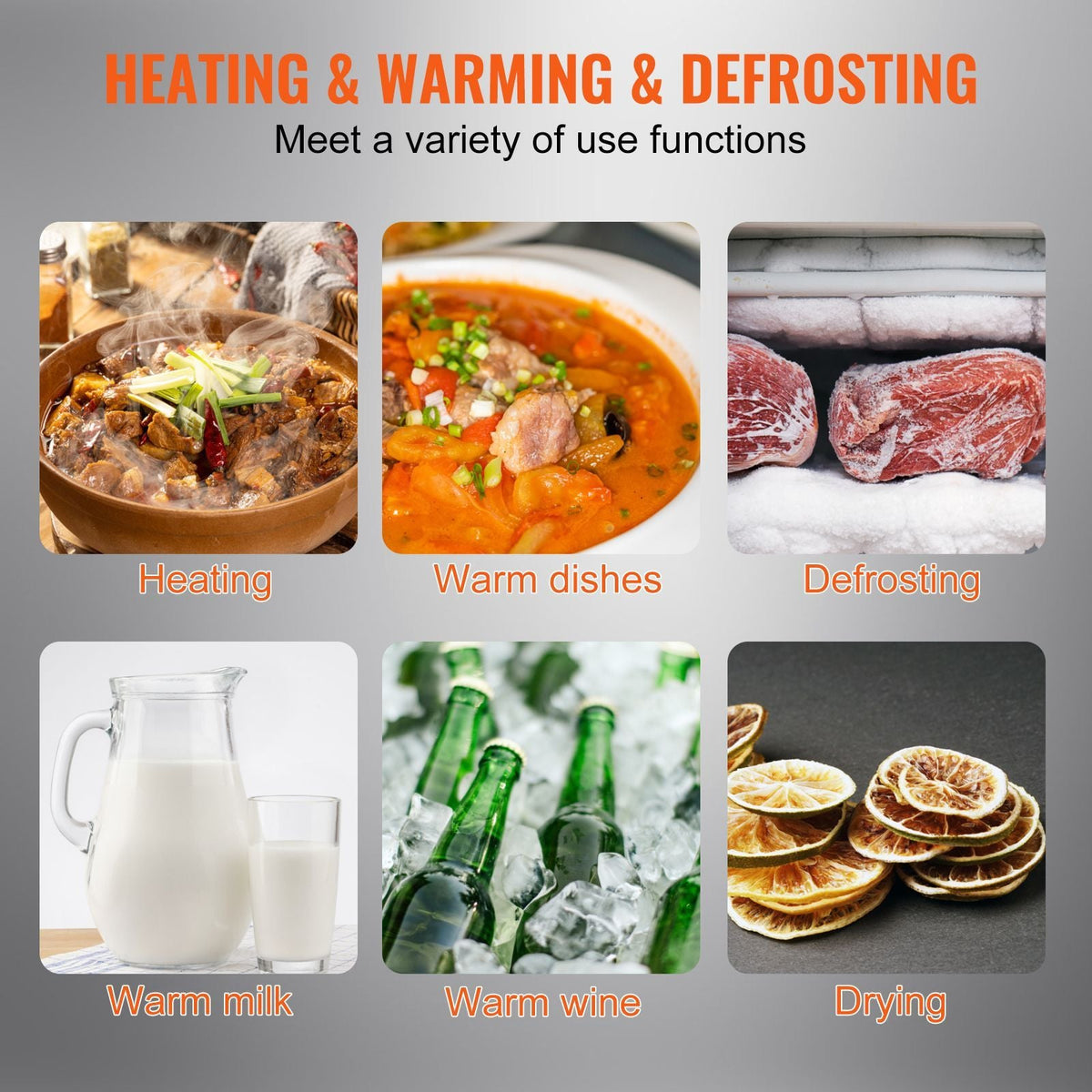 Electric Warming Tray, 16.5" x 11" Portable Tempered Glass Heating Tray with Temperature Range (65-90 Celsius), Perfect for Dinner, Catering, Parties, Events, Entertaining and Holiday, Black