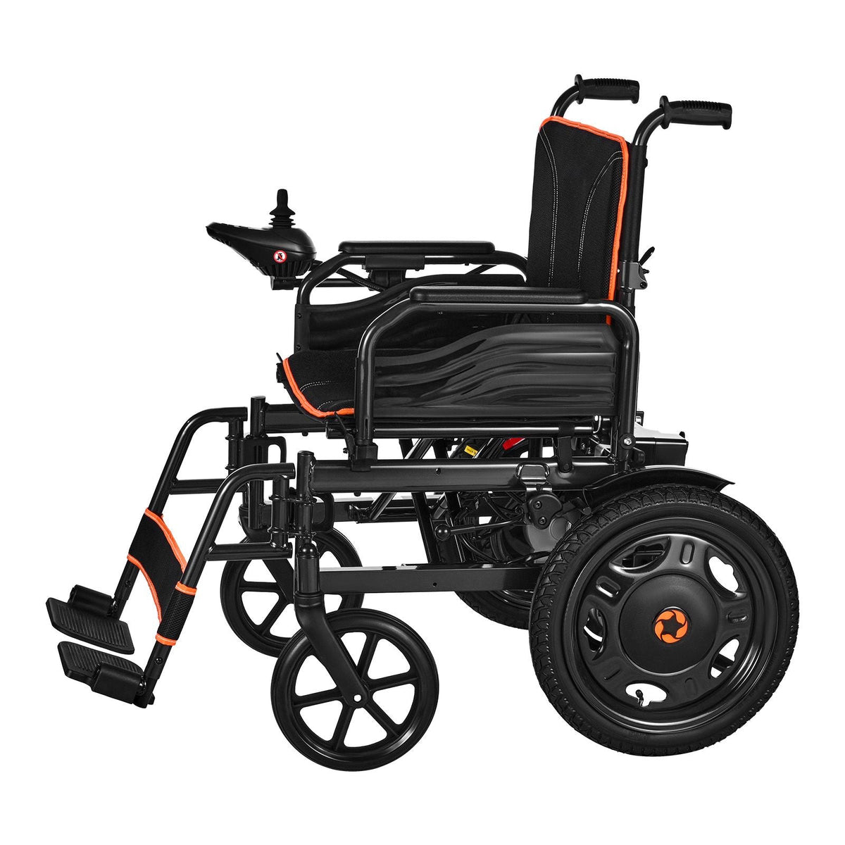 Electric Wheelchair for Adults, 265lbs Capacity, Foldable & Lightweight Motorized Wheelchair, 13-Mile Long Travel Range, All-Terrain Powered Chair, Portable for Seniors & Disabled