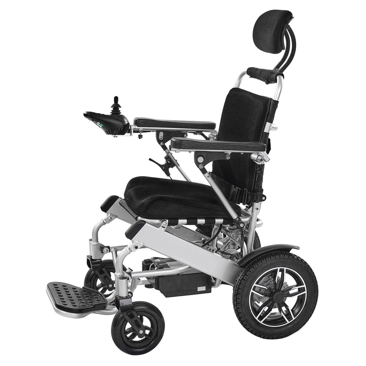 Electric Wheelchair for Adults, 300lbs Capacity with Adjustable Backrest, Foldable & Lightweight Motorized Wheelchair, 13-Mile Range, All-Terrain Powered Chair, Portable for Seniors & Disabled
