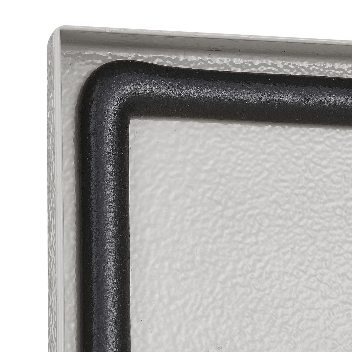 Electrical Enclosure, 24\'\' x 24\'\' x 12\'\', NEMA 4 Outdoor Enclosure, IP65 Waterproof & Dustproof Cold-Rolled Carbon Steel Hinged Junction Box for Outdoor Indoor Use, with Rain