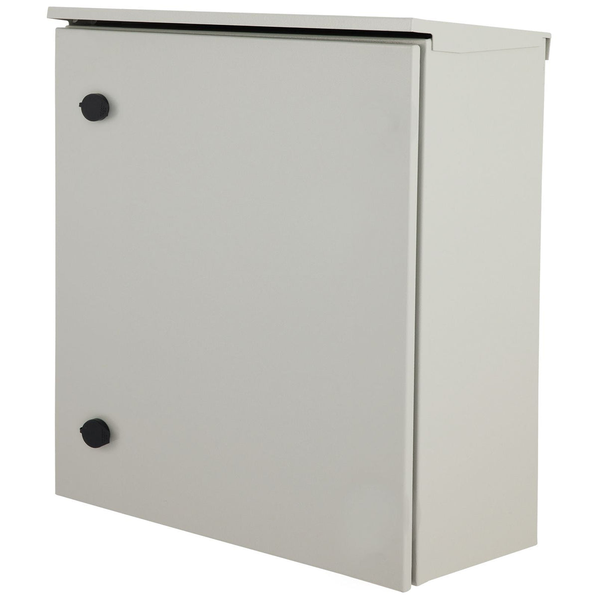 Electrical Enclosure, 24\'\' x 24\'\' x 12\'\', NEMA 4 Outdoor Enclosure, IP65 Waterproof & Dustproof Cold-Rolled Carbon Steel Hinged Junction Box for Outdoor Indoor Use, with Rain