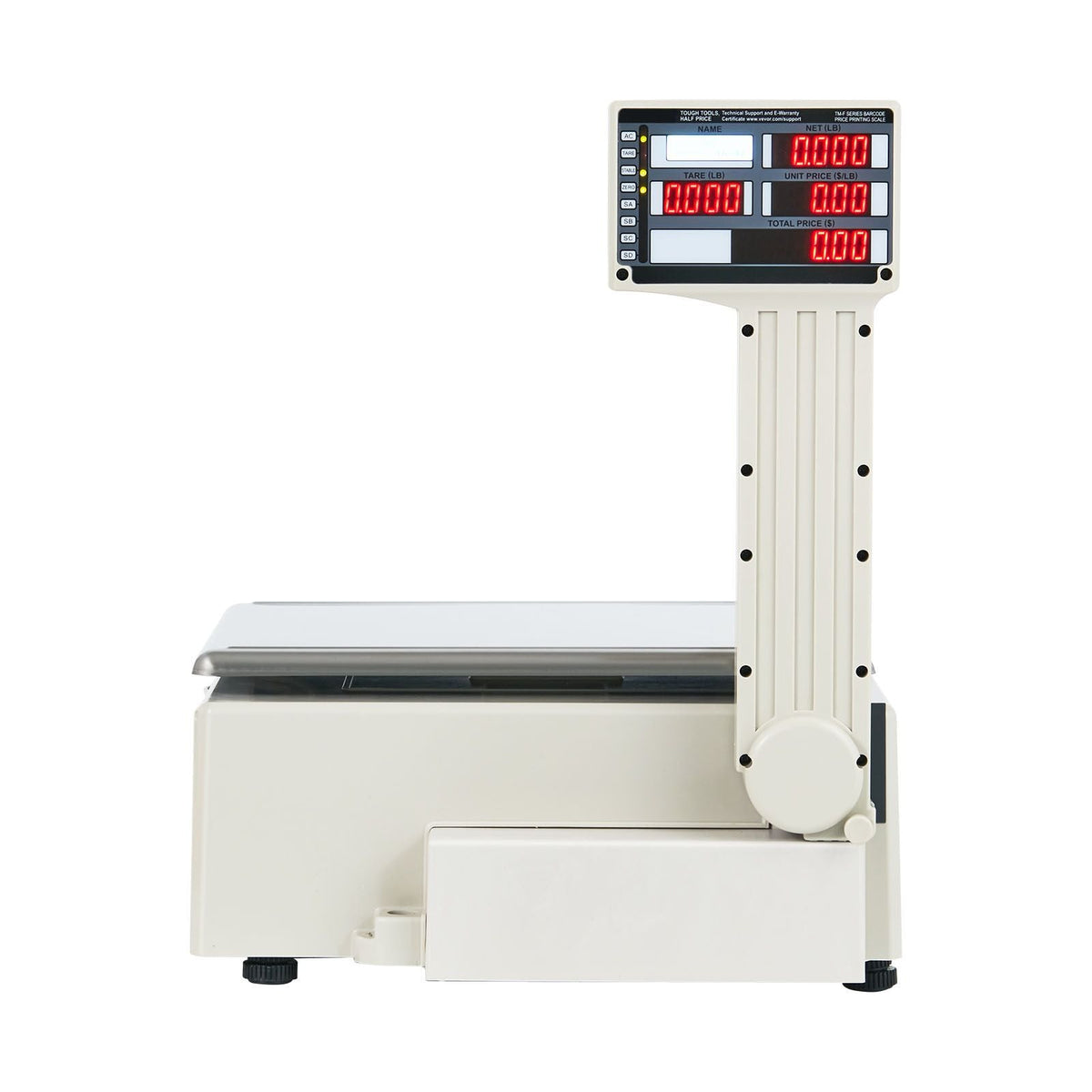 Electronic Price Computing Scale, 66 LB Digital Deli Weight Scales, LCD & LED Digital Commercial Food Fruit Meat Produce Counting Weight, for Retail Store, Kitchen, Restaurant Market, and Farmer