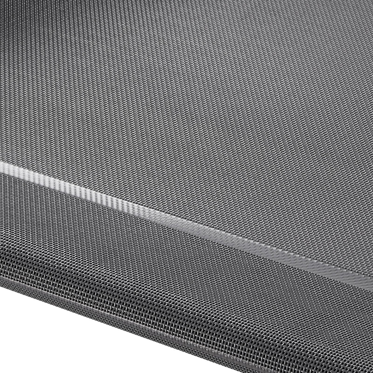 Elevated Dog Bed for Large Dogs, Portable Raised Dog Cot with Washable Pillow, Indoor & Outdoor Pet Cooling Raised Hammock Bed with Steel Metal Frame and Breathable Teslin Mesh, XL, Gray