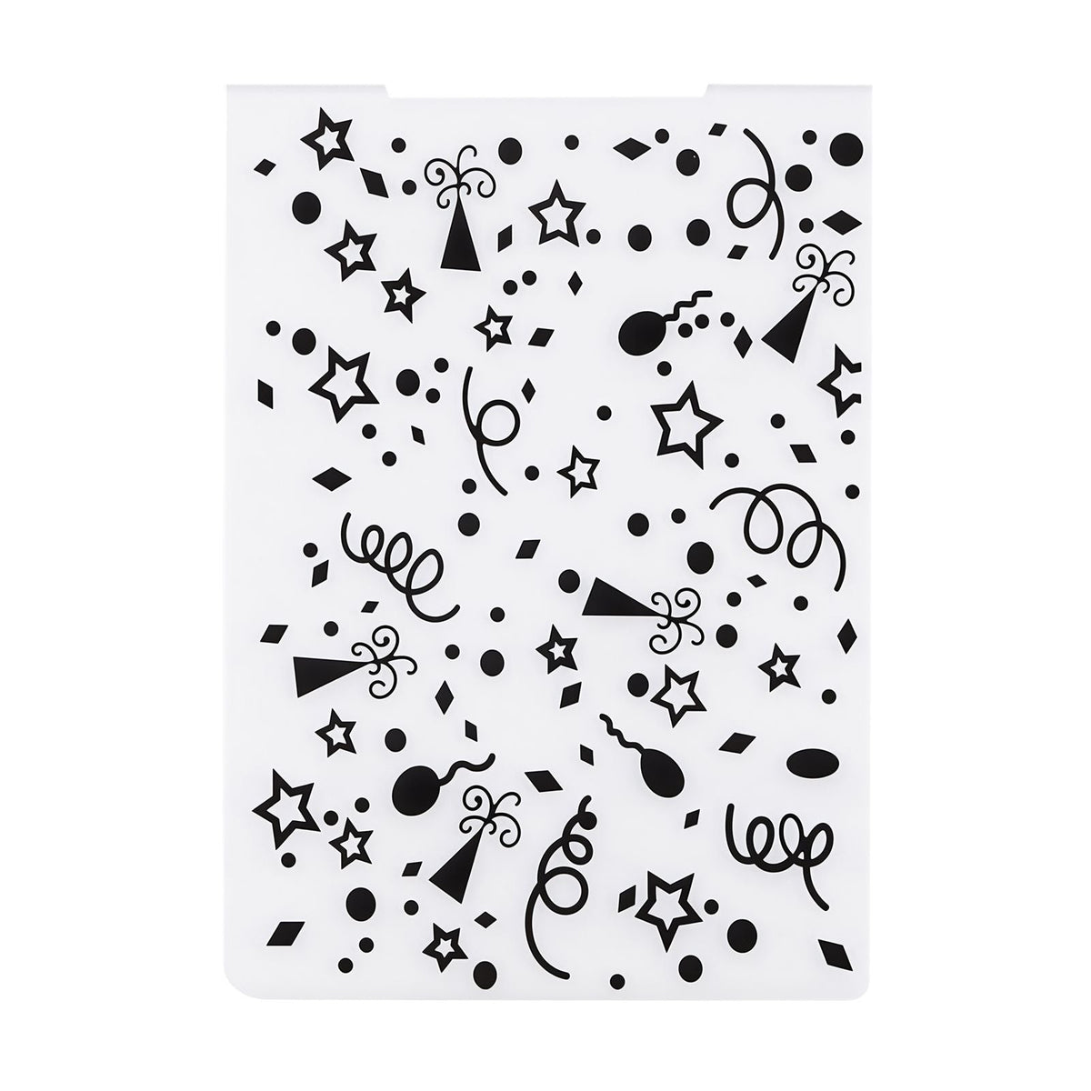 Embossing Folders, 15 Pieces, 4.13 x 5.83 in, Background Embossed Plates for Die Cutting and Embossing Machine, PP Plastic Embossed Stencil Template for Scrapbooking and Card Making