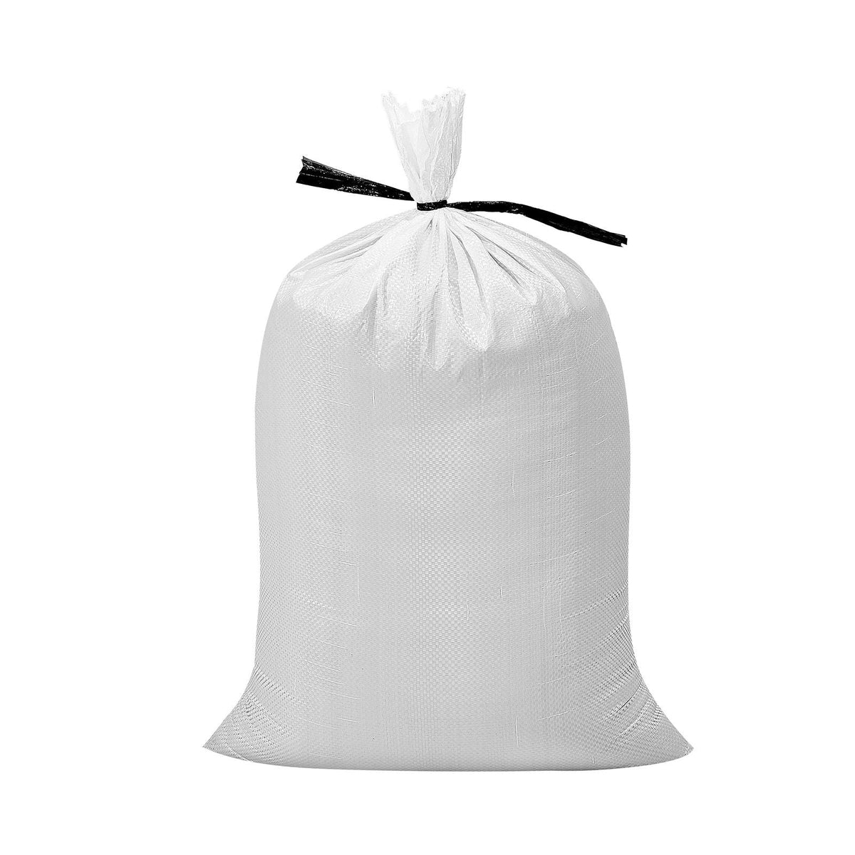 Empty Sandbags, 100 Packs 16 x 26 in, Heavy Duty Sand Bags Sacks with Ties, 50lb Capacity Woven Polypropylene Sandbags, Tear-Resistant & UV-Resistant Sand Bags for Flood Protection Barrier